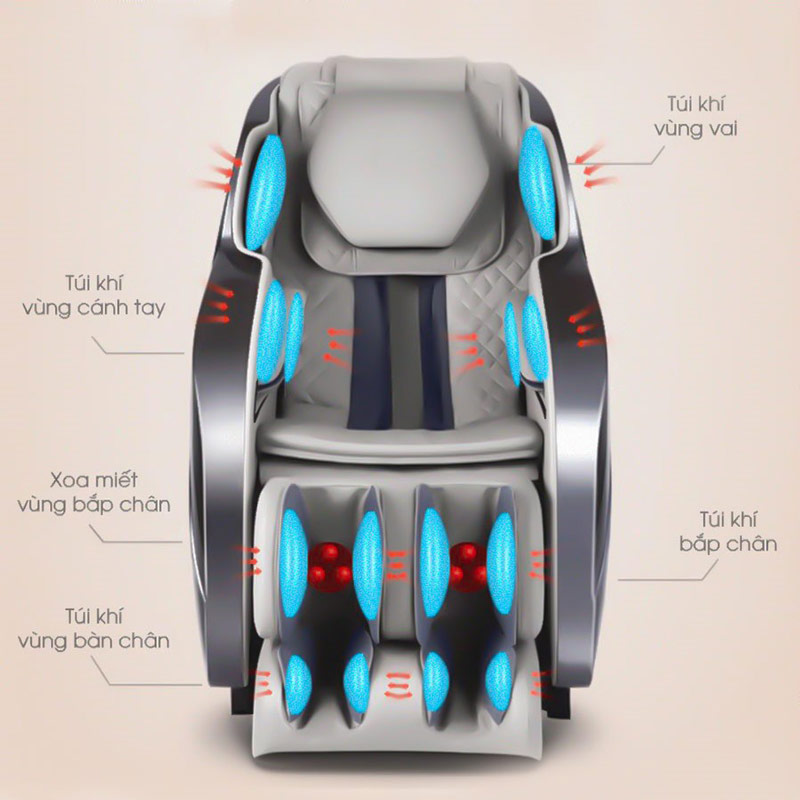 Túi khí ghế massage là gì