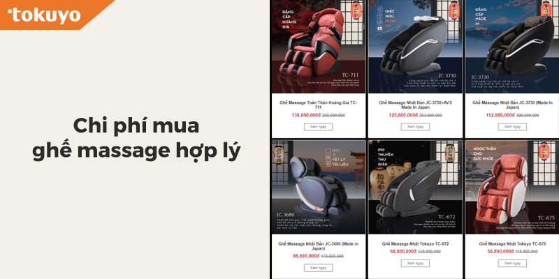 ghế mátxa giá rẻ