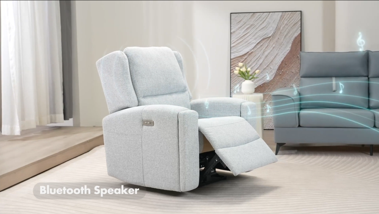 Tính năng bluetooth trên ghế massage cho phép người dùng nghe nhạc khi ngồi ghế