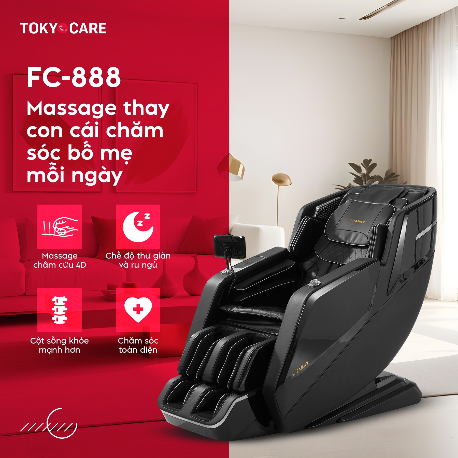 Tokuyo thương hiệu ghế massage Nhật Bản hàng đầu Việt Nam