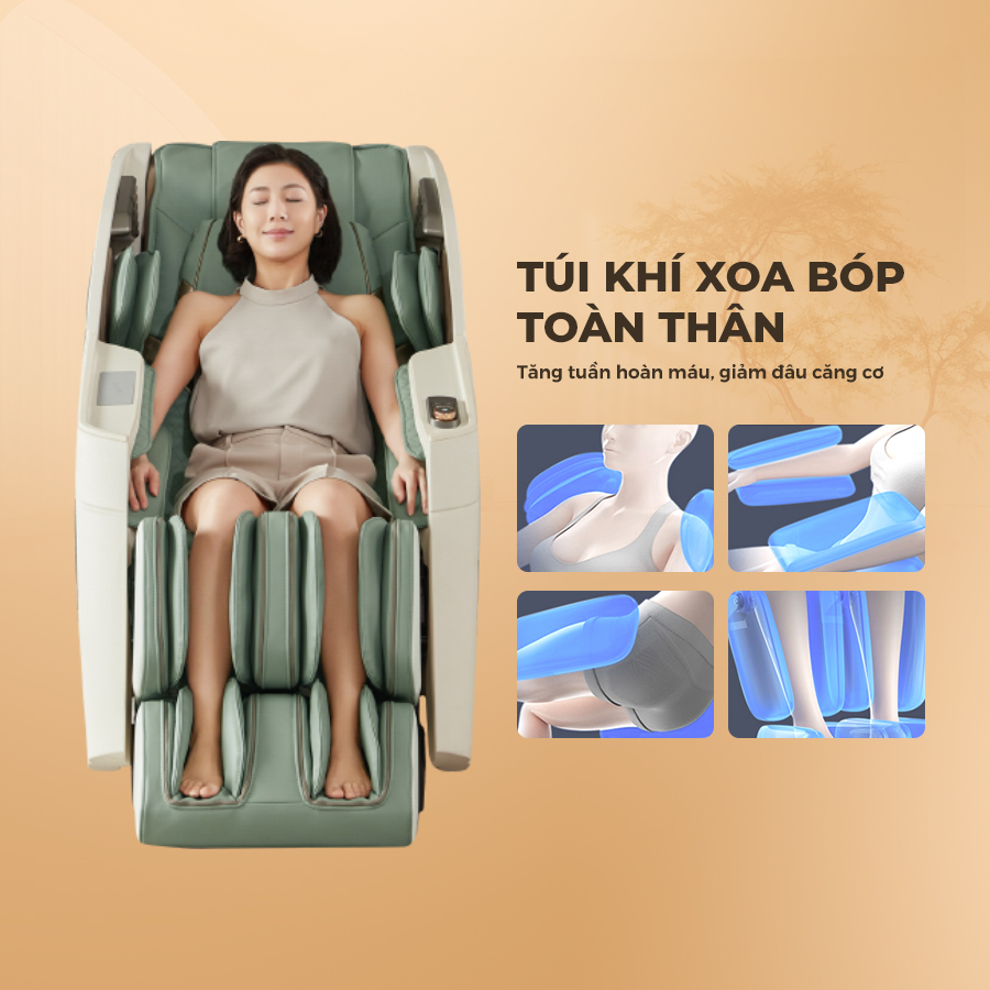 Túi khí ghế massage Tokuyo TC-698